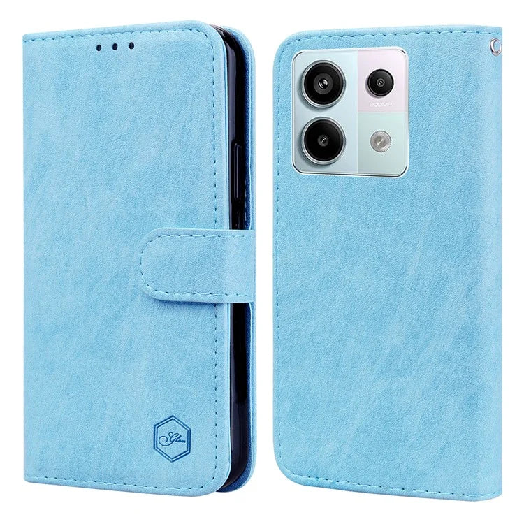 For Xiaomi Redmi Note 13 Pro 5G / Poco X6 5G Case PU Leather Wallet Protective Cover