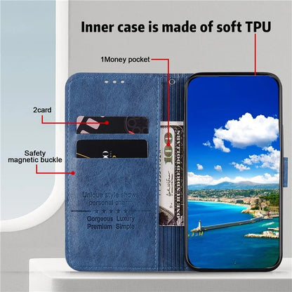 For Xiaomi Redmi Note 13 Pro 5G / Poco X6 5G Case PU Leather Wallet Protective Cover