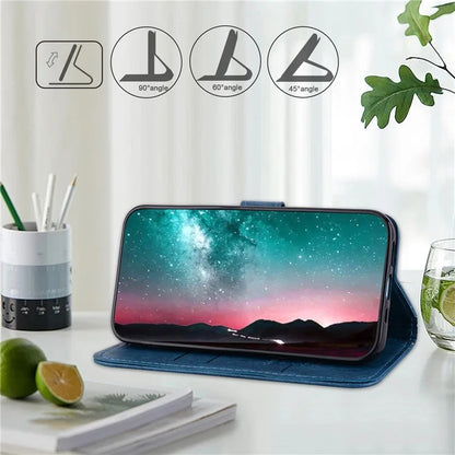 For Xiaomi Redmi Note 13 Pro 5G / Poco X6 5G Case PU Leather Wallet Protective Cover