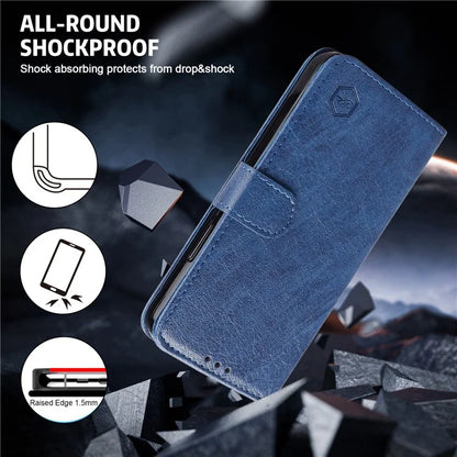 For Xiaomi Redmi Note 13 Pro 5G / Poco X6 5G Case PU Leather Wallet Protective Cover