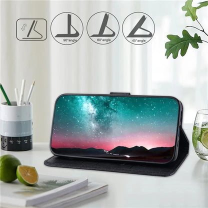 For Xiaomi Redmi Note 13 Pro 5G / Poco X6 5G Case PU Leather Wallet Protective Cover