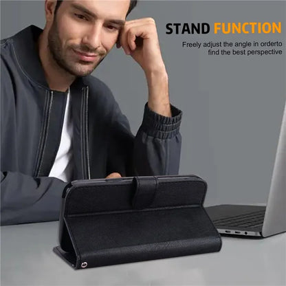 For Xiaomi Redmi Note 13 Pro 5G / Poco X6 5G Case PU Leather Wallet Protective Cover