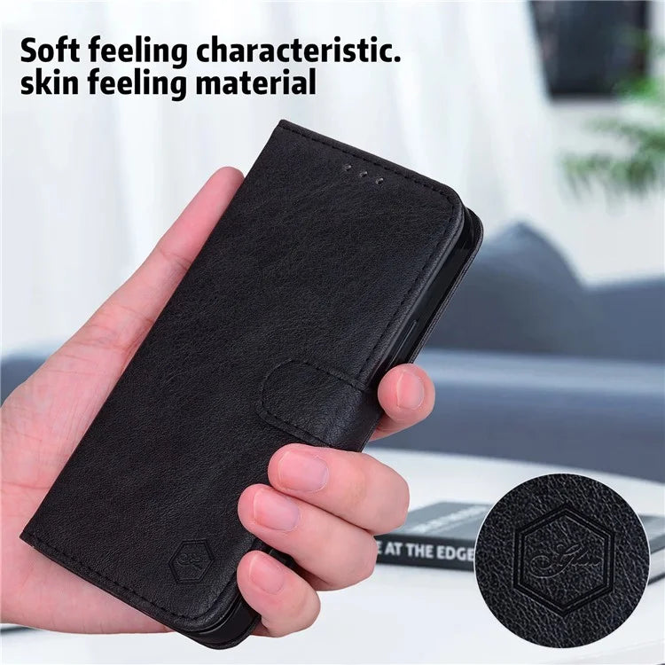 For Xiaomi Redmi Note 13 Pro 5G / Poco X6 5G Case PU Leather Wallet Protective Cover