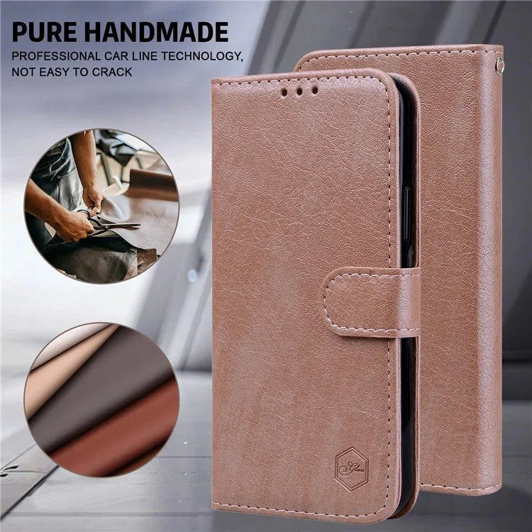 For Xiaomi Redmi Note 13 Pro 5G / Poco X6 5G Case PU Leather Wallet Protective Cover