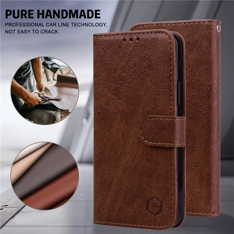 For Xiaomi Redmi Note 13 Pro 5G / Poco X6 5G Case PU Leather Wallet Protective Cover
