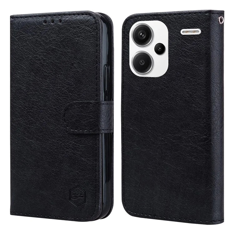 For Xiaomi Redmi Note 13 Pro+ 5G Case Flip TPU Shockproof Shell PU Leather Phone Cover