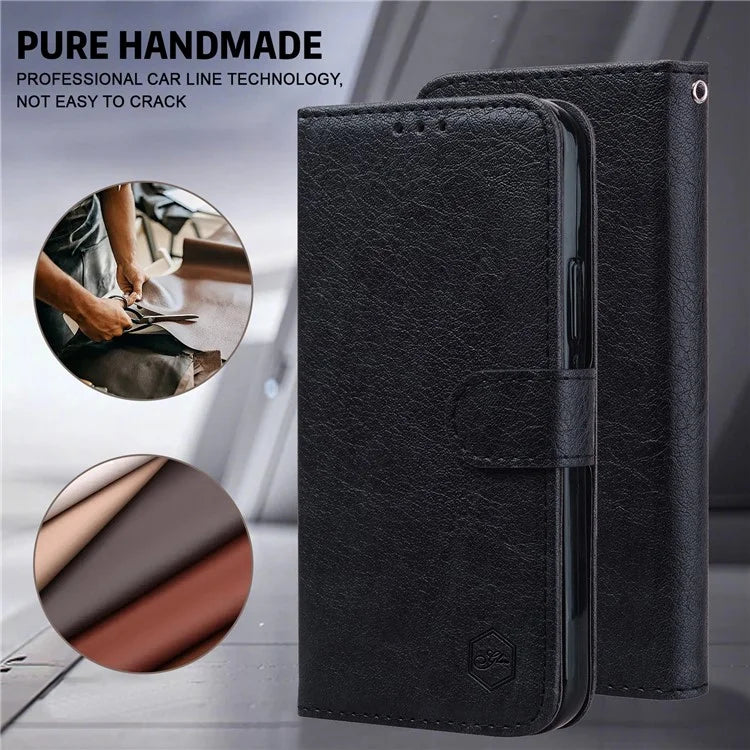 For Xiaomi Redmi Note 13 Pro+ 5G Case Flip TPU Shockproof Shell PU Leather Phone Cover