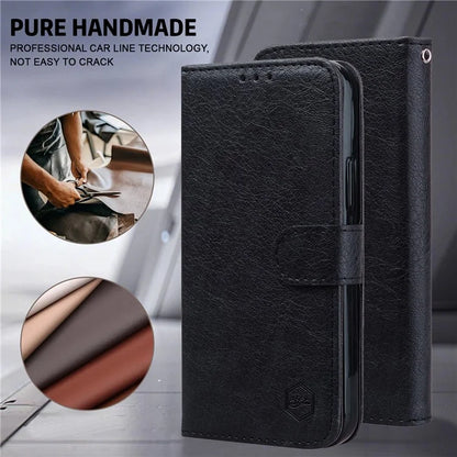 For Xiaomi Redmi Note 13 Pro+ 5G Case Flip TPU Shockproof Shell PU Leather Phone Cover