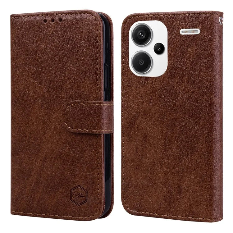 For Xiaomi Redmi Note 13 Pro+ 5G Case Flip TPU Shockproof Shell PU Leather Phone Cover