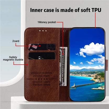 For Xiaomi Redmi Note 13 Pro+ 5G Case Flip TPU Shockproof Shell PU Leather Phone Cover