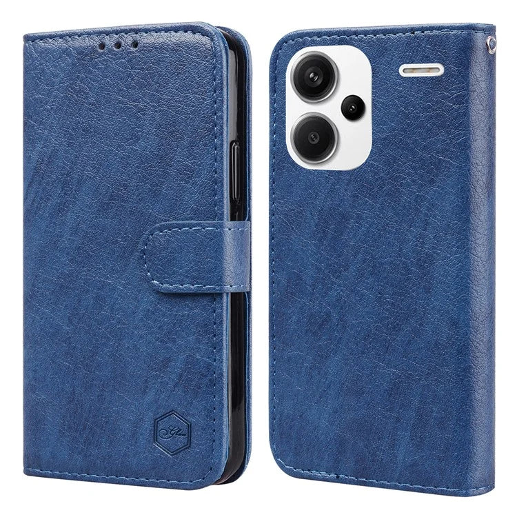 For Xiaomi Redmi Note 13 Pro+ 5G Case Flip TPU Shockproof Shell PU Leather Phone Cover