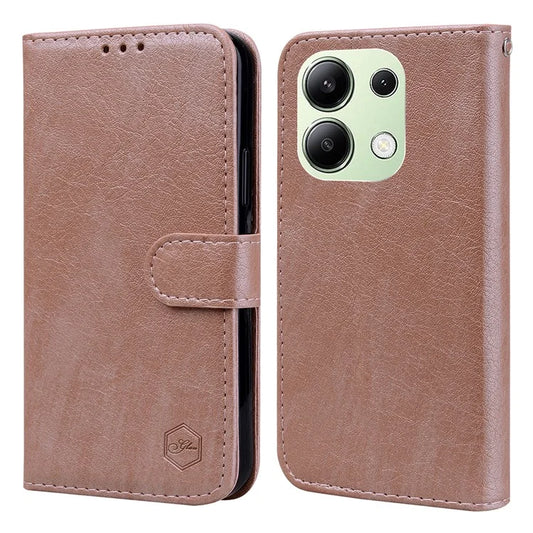 For Xiaomi Redmi Note 13 4G Case Folio Stand View PU Leather Phone Cover