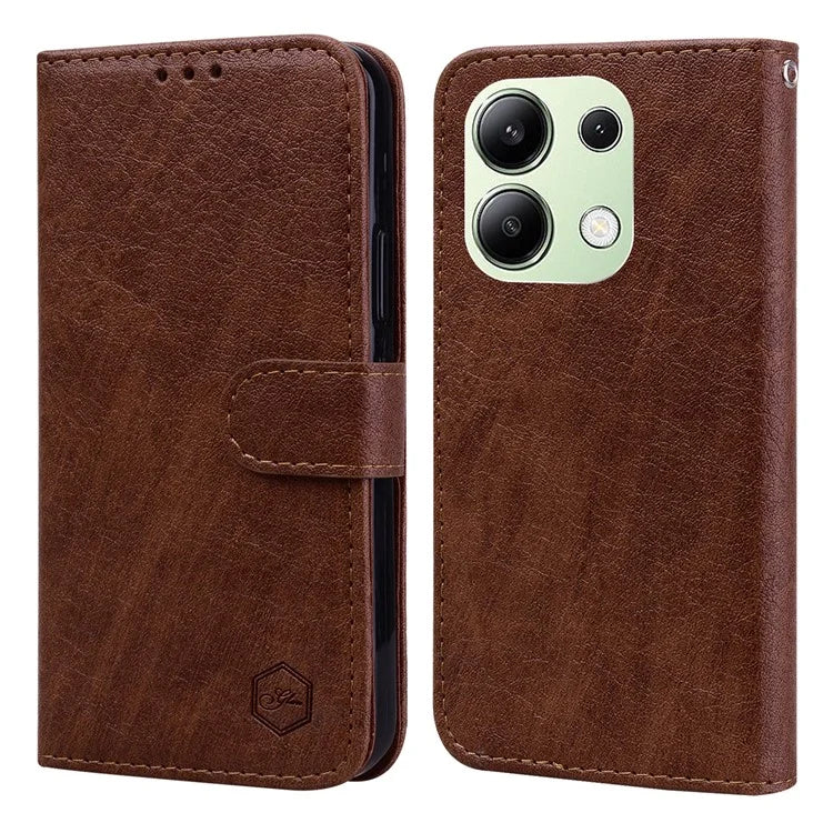 For Xiaomi Redmi Note 13 4G Case Folio Stand View PU Leather Phone Cover