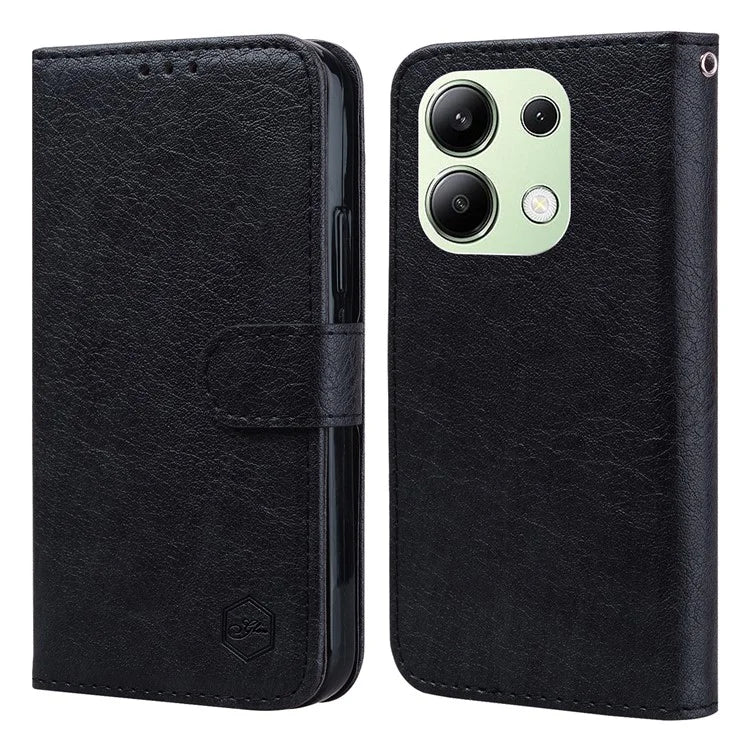 For Xiaomi Redmi Note 13 4G Case Folio Stand View PU Leather Phone Cover