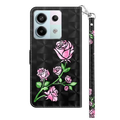 For Xiaomi Redmi Note 13 Pro 5G / Poco X6 5G Cell Phone Cases Leather Cover with Printing Pattern