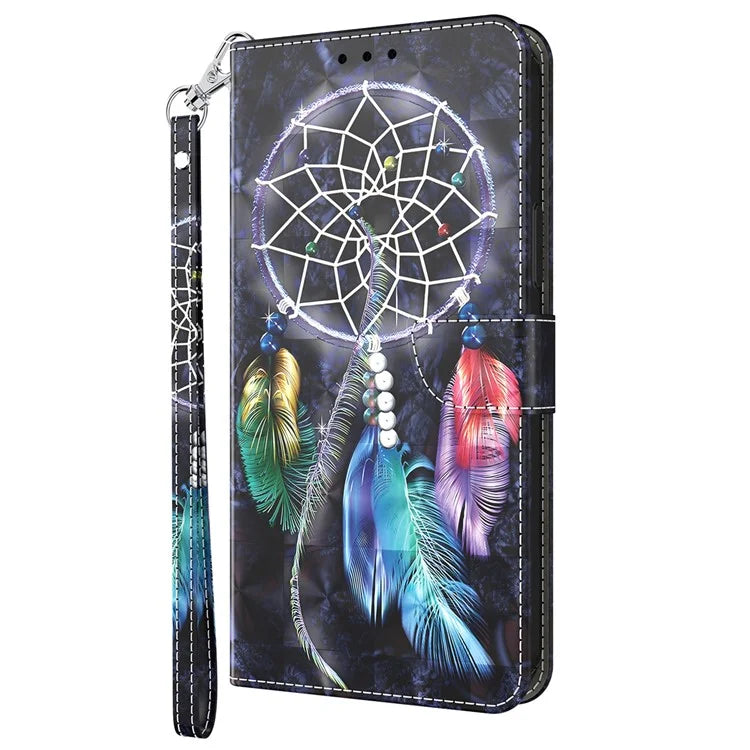 For Xiaomi Redmi Note 13 Pro 5G / Poco X6 5G Cell Phone Cases Leather Cover with Printing Pattern