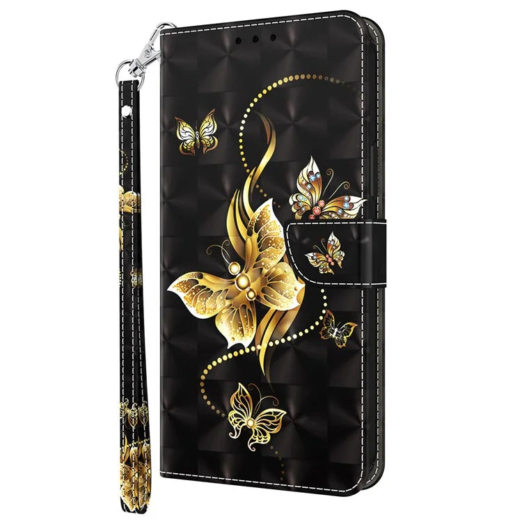 For Xiaomi Redmi Note 13 Pro 5G / Poco X6 5G Cell Phone Cases Leather Cover with Printing Pattern