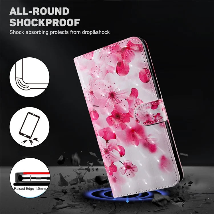 For Xiaomi Redmi Note 13 Pro 5G / Poco X6 5G Cell Phone Cases Leather Cover with Printing Pattern