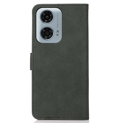 KHAZNEH For Motorola Moto G04 4G / G24 4G Phone Stand Case Wallet Cell Phone Cover with Card Slot