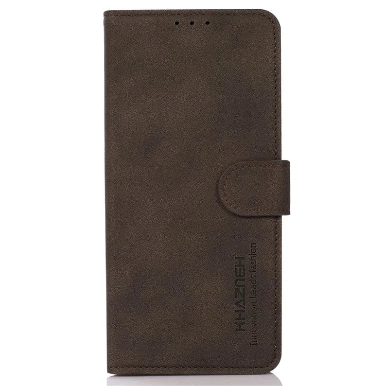 KHAZNEH For Motorola Moto G04 4G / G24 4G Phone Stand Case Wallet Cell Phone Cover with Card Slot
