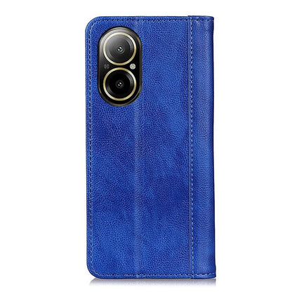 For Realme C67 4G Case Split Leather Magnetic Auto Closing Wallet Phone Cover