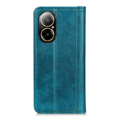 For Realme C67 4G Case Split Leather Magnetic Auto Closing Wallet Phone Cover