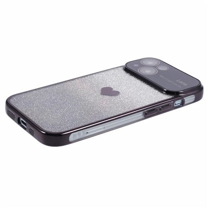For iPhone 15 TPU Case Sparkly Glitter Electroplating Edge Phone Cover