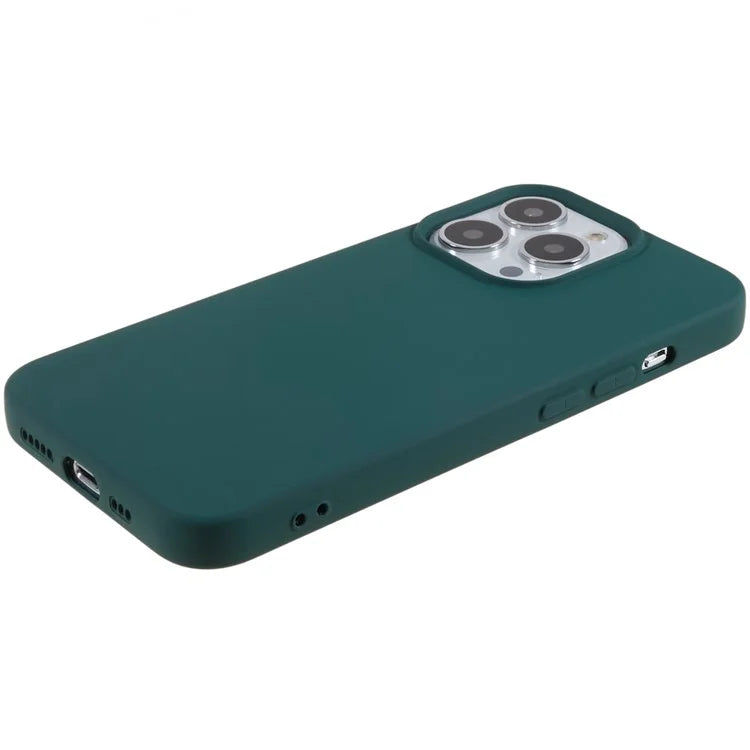 For iPhone 15 Pro Max Cell Phone Case 2.0mm Flexible TPU Drop-proof Protective Cover