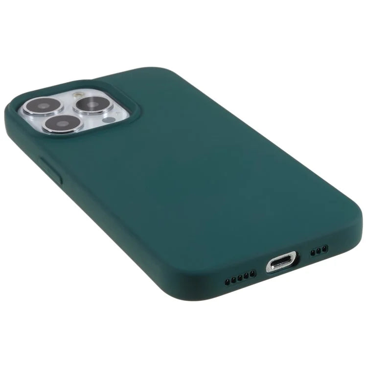 For iPhone 15 Pro Max Cell Phone Case 2.0mm Flexible TPU Drop-proof Protective Cover
