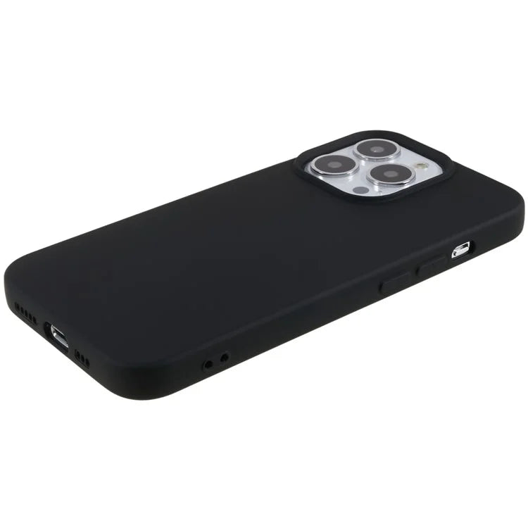 For iPhone 15 Pro Max Cell Phone Case 2.0mm Flexible TPU Drop-proof Protective Cover