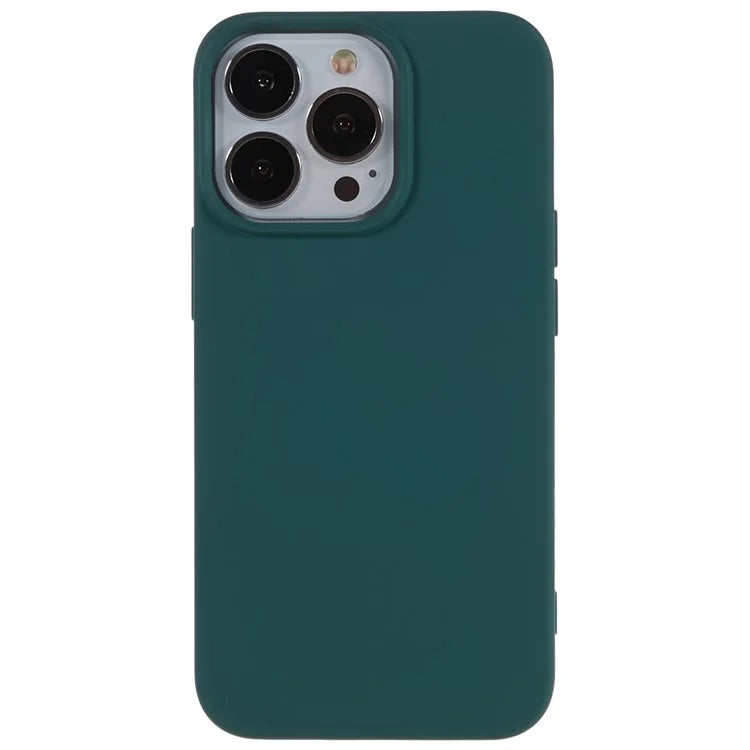 For iPhone 15 Pro Flexible TPU Phone Cover 2.0mm Scratch-resistant Protective Case