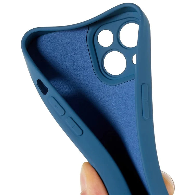 For iPhone 15 Plus TPU Cell Phone Case 2.0mm Flexible Drop-proof Back Cover