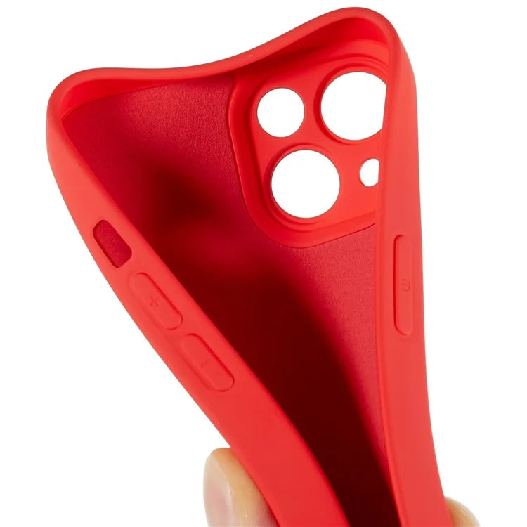 For iPhone 15 Plus TPU Cell Phone Case 2.0mm Flexible Drop-proof Back Cover