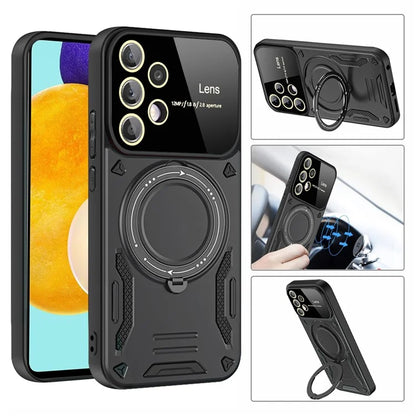 Kickstand Case for Samsung Galaxy A23 4G / A23 5G (Global Version) PC+TPU Phone Cover Compatible with MagSafe
