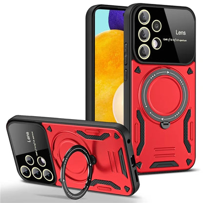 Kickstand Case for Samsung Galaxy A23 4G / A23 5G (Global Version) PC+TPU Phone Cover Compatible with MagSafe
