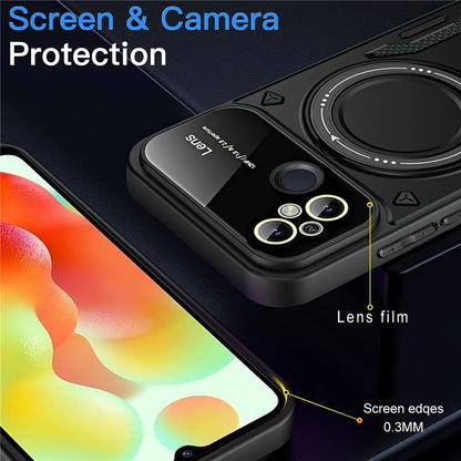 For Xiaomi Redmi 12C 4G / 11A 4G Case Compatible with MagSafe PC+TPU Kickstand Cover