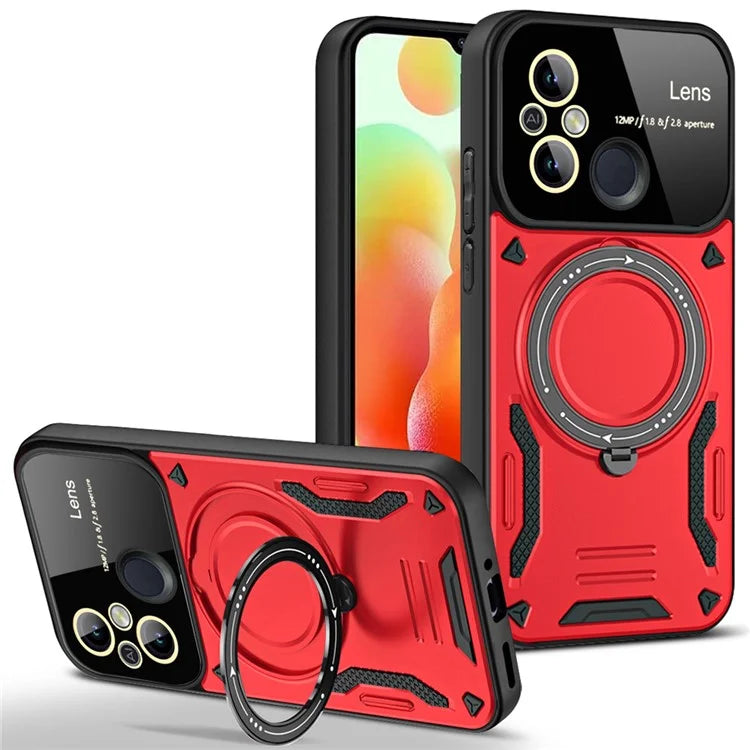 For Xiaomi Redmi 12C 4G / 11A 4G Case Compatible with MagSafe PC+TPU Kickstand Cover
