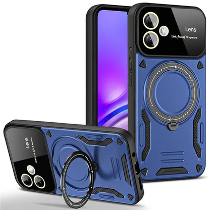 For Samsung Galaxy A05 4G Phone Case Compatible with MagSafe PC+TPU Kickstand Cover