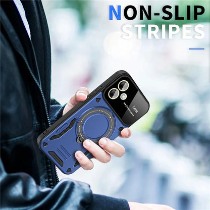 For Samsung Galaxy A05 4G Phone Case Compatible with MagSafe PC+TPU Kickstand Cover