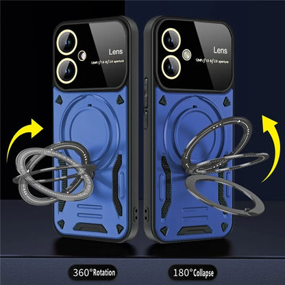 For Samsung Galaxy A05 4G Phone Case Compatible with MagSafe PC+TPU Kickstand Cover