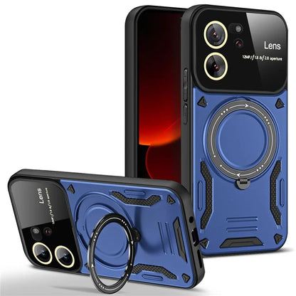 For Xiaomi 13T / 13T Pro / Redmi K60 Ultra Magnetic Phone Case Kickstand PC+TPU Hybrid Cover