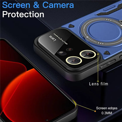 For Xiaomi 13T / 13T Pro / Redmi K60 Ultra Magnetic Phone Case Kickstand PC+TPU Hybrid Cover