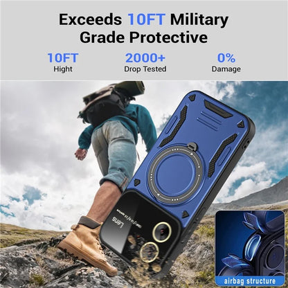 For Xiaomi 13T / 13T Pro / Redmi K60 Ultra Magnetic Phone Case Kickstand PC+TPU Hybrid Cover