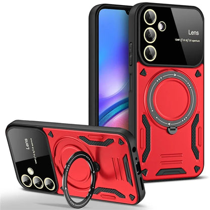 For Samsung Galaxy A05s 4G Magnetic Phone Case Ring Holder Kickstand PC+TPU Protective Cover