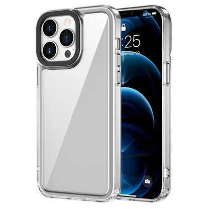 For iPhone 12 / 12 Pro Case PC+TPU Crystal Clear Phone Back Cover