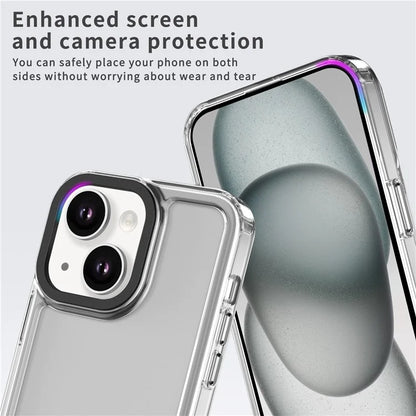 For iPhone 13 Case PC+TPU Protective Phone Cover High Transparency