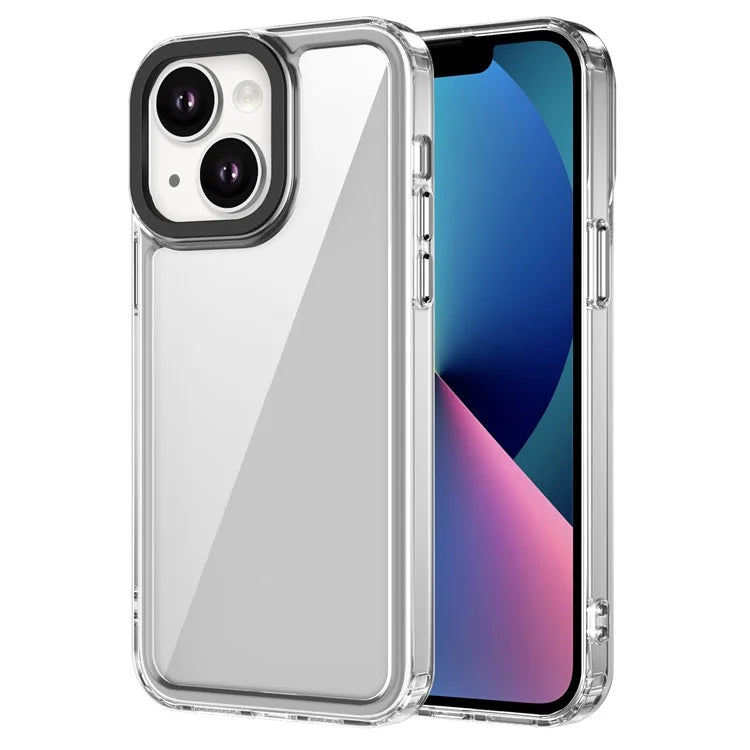 For iPhone 13 Case PC+TPU Protective Phone Cover High Transparency