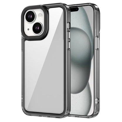 For iPhone 15 Case Clear PC Back TPU Bumper Protective Phone Cover