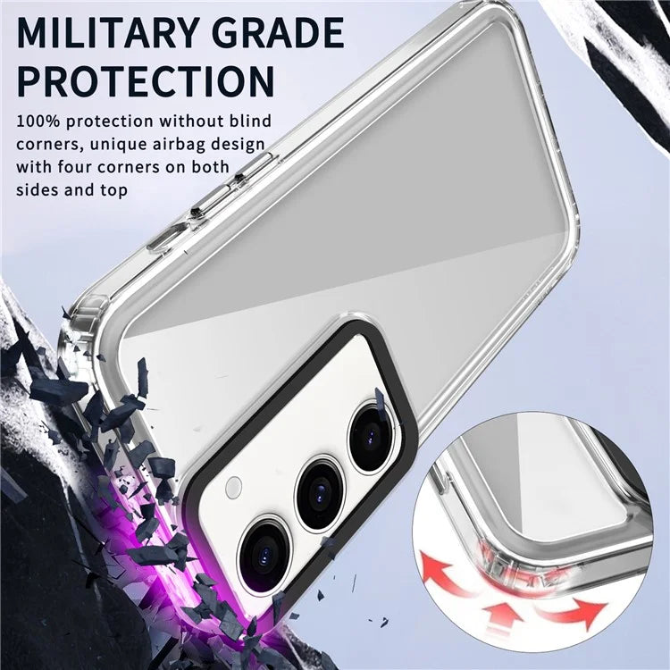 For Samsung Galaxy S23 Case PC+TPU Hybrid Phone Cover Ultra Clear