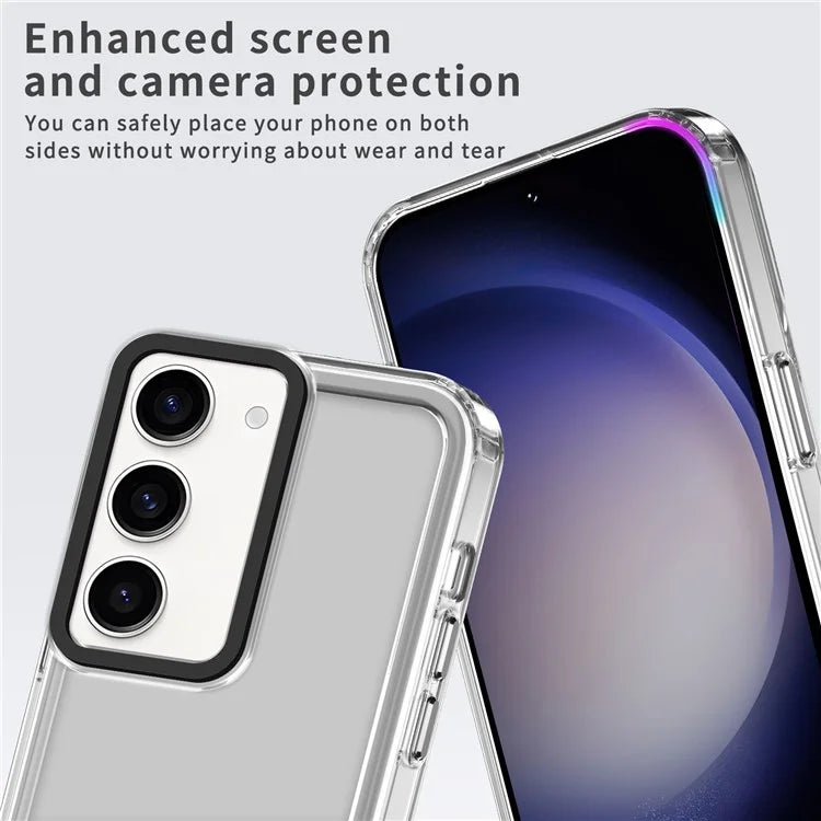 For Samsung Galaxy S23 Case PC+TPU Hybrid Phone Cover Ultra Clear